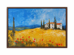 Hillside House Canvas Art Print
