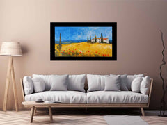 Hillside House Canvas Art Print
