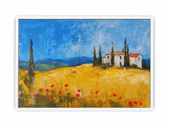 Hillside House Canvas Art Print