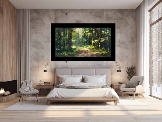 Forest Path Wall Art painting