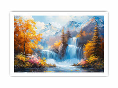 Waterfall Landscape Wall Art