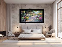 Flower Market Canvas Art Print