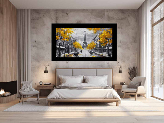 Eiffel Tower Paris Street Wall Art Painting