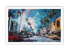 Los Angles Canvas Art Print