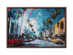 Los Angles Canvas Art Print