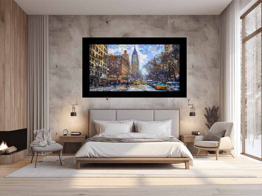 New York Street Canvas Art Print