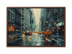 New York Street Wall Art Painting