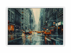 New York Street Wall Art Painting