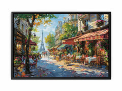 Paris Street Canvas Painting