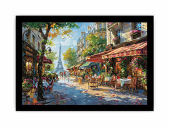 Paris Street Canvas Painting