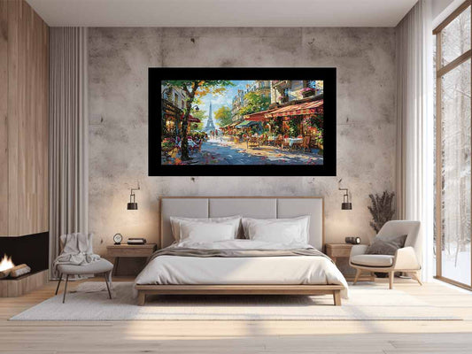 Paris Street Canvas Painting