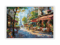 Paris Street Canvas Painting