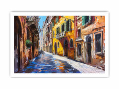 Via della Conciliazione Italy Street Canvas Painting