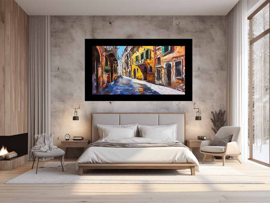 Via della Conciliazione Italy Street Canvas Painting