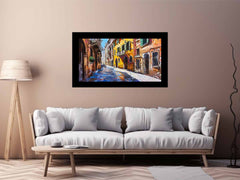 Via della Conciliazione Italy Street Canvas Painting