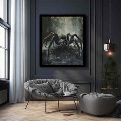 Spider canvas painting