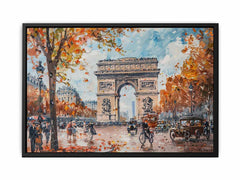Arc De Triomphe Paris Canvas Painting