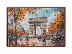 Arc De Triomphe Paris Canvas Painting