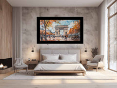 Arc De Triomphe Paris Canvas Painting