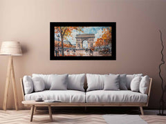 Arc De Triomphe Paris Canvas Painting
