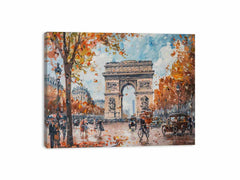 Arc De Triomphe Paris Canvas Painting
