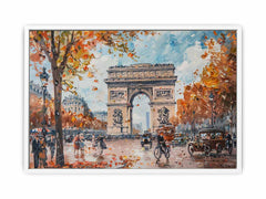 Arc De Triomphe Paris Canvas Painting