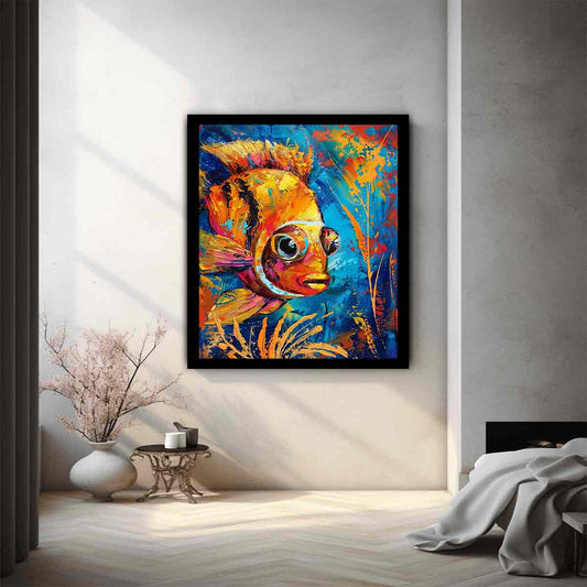 Golden Fish Canvas Art Print
