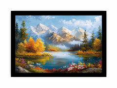 Forest Lake Canvas Art Print Artowrk