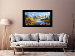 Forest Lake Canvas Art Print Artowrk