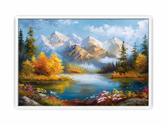 Forest Lake Canvas Art Print Artowrk