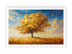 Gold Tree Canvas Art Print