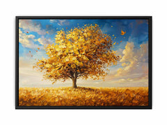 Gold Tree Canvas Art Print