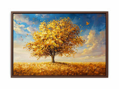 Gold Tree Canvas Art Print