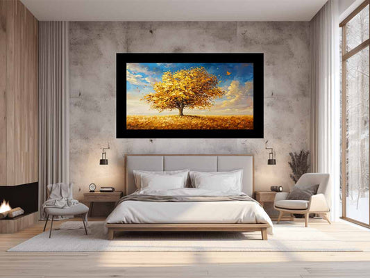 Gold Tree Canvas Art Print