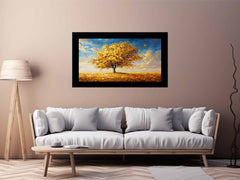 Gold Tree Canvas Art Print