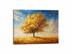 Gold Tree Canvas Art Print
