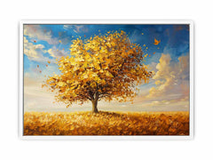 Gold Tree Canvas Art Print
