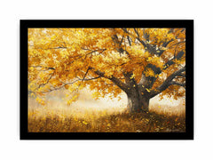 Golden Tree Canvas Painting