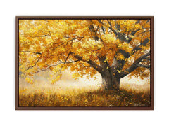Golden Tree Canvas Painting
