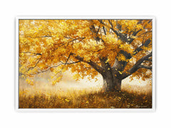 Golden Tree Canvas Painting