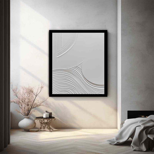 Minimalist Modern Art  Textured Canvas Painitng