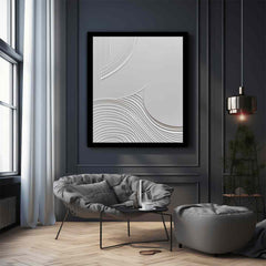 Minimalist Modern Art  Textured Canvas Painitng