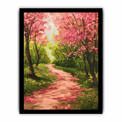 Spring Pathway Canvas Art Print