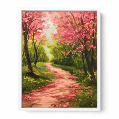 Spring Pathway Canvas Art Print