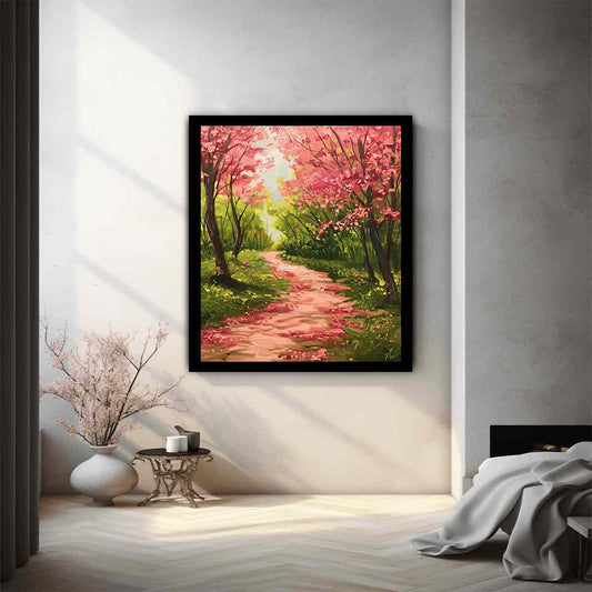 Spring Pathway Canvas Art Print