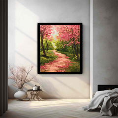 Spring Pathway Canvas Art Print
