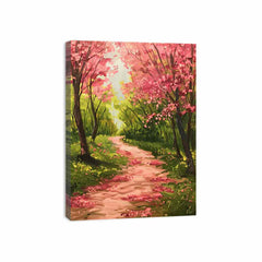 Spring Pathway Canvas Art Print