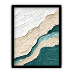 Ocean wall art texture painting print