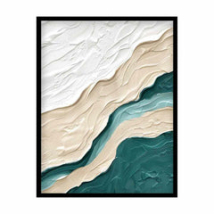 Ocean wall art texture painting print