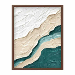 Ocean wall art texture painting print